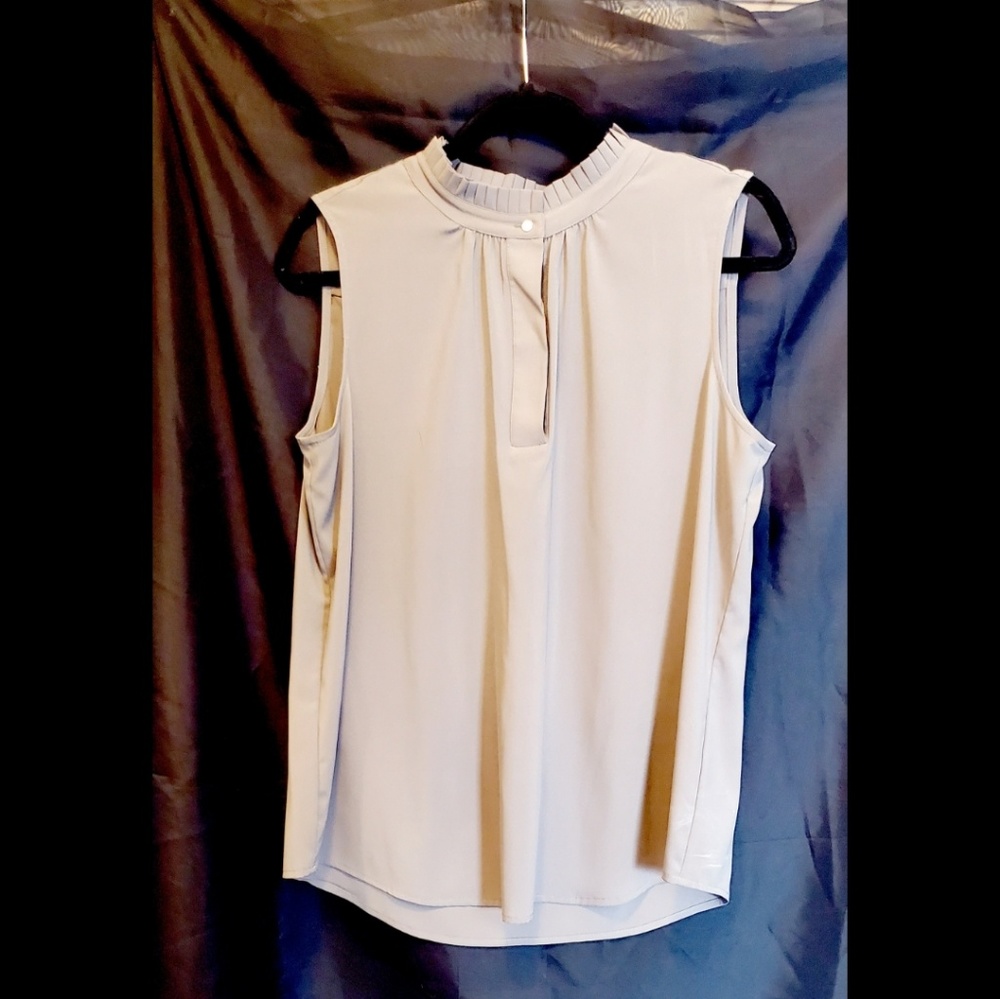 Calvin Klein Heather Gray Blouse